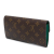 Louis Vuitton B Louis Vuitton Brown Monogram Canvas Canvas Monogram Emilie Wallet Spain