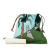 Loewe AB LOEWE Green Canvas Fabric x Ken Price Easter Island Drawstring Bag Spain