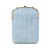 Fendi AB Fendi Blue Light Blue Knit Fabric Crochet Baguette Phone Bag Italy