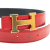 Hermès B Hermès Red Calf Leather Constance Reversible Belt France