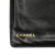 Chanel B Chanel Black Caviar Leather Leather CC Long Wallet France