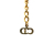 Christian Dior B Dior Gold Gold Plated Metal Oblique Trotter Pendant Necklace Italy