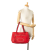 Loewe B LOEWE Red Calf Leather Anagram Tassel Shoulder Bag China