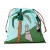 Loewe AB LOEWE Green Canvas Fabric x Ken Price Easter Island Drawstring Bag Spain