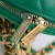 Chanel AB Chanel Green Lambskin Leather Leather Quilted Lambskin Afternoon Tea Vanity Case with Chain Italy