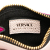 Versace B Versace Pink Hot Pink Calf Leather Bicolor Virtus Logo Card Holder Italy