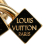 Louis Vuitton AB Louis Vuitton Gold Gold Plated Metal Double Cube Scarf Ring France