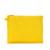 Hermès AB Hermès Yellow Canvas Fabric Bora Bora Zip Pouch France