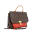 Louis Vuitton AB Louis Vuitton Brown with Red Monogram Canvas Canvas Monogram Marignan Italy