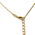 Christian Dior B Dior Gold Gold Plated Metal Key Pendant Necklace France