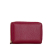 Gucci AB Gucci Red Indian Red Calf Leather Zip Around Wallet Italy