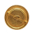 Chanel AB Chanel Gold Gold Plated Metal 31 Rue Cambon Brooch France