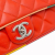 Chanel AB Chanel Red Lambskin Leather Leather Medium Quilted Lambskin Cuba Color Flap Italy