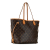 Louis Vuitton B Louis Vuitton Brown Monogram Canvas Canvas Monogram Neverfull MM France