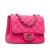 Chanel AB Chanel Pink Caviar Leather Leather Mini Square Classic Caviar Single Flap France