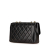 Chanel B Chanel Black Lambskin Leather Leather Medium Quilted Lambskin Border Single Flap France