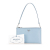 Prada B Prada Blue Light Blue Saffiano Leather Shoulder Bag Italy