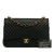 Chanel AB Chanel Black Lambskin Leather Leather Jumbo Classic Chevron Lambskin Double Flap France