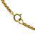 Chanel B Chanel Gold Gold Plated Metal CC Flower Pendant Necklace France