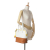 Hermès AB Hermès White with Brown Calf Leather Evercolor and Swift Transat Sailor Bag France