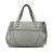 Loewe AB LOEWE Gray Light Gray Calf Leather Mini Gate Top Handle Satchel Spain