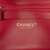 Chanel AB Chanel Red Lambskin Leather Leather Mini Square Classic Lambskin Single Flap Italy