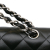 Chanel B Chanel Black Lambskin Leather Leather Jumbo Classic Lambskin Double Flap Italy