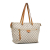 Louis Vuitton B Louis Vuitton White with Brown Damier Canvas Canvas Damier Azur Iena MM France