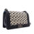 Chanel AB Chanel Black with White Calf Leather Medium Bicolor Woven skin Boy Flap France