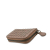 Bottega Veneta B Bottega Veneta Brown Bronze Calf Leather Intrecciato Coin Pouch Italy