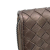 Bottega Veneta B Bottega Veneta Brown Bronze Calf Leather Intrecciato Coin Pouch Italy