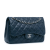 Chanel AB Chanel Blue Navy Caviar Leather Leather Jumbo Classic Caviar Double Flap Italy