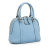 Gucci B Gucci Blue Light Blue Calf Leather Mini Microguccissima Dome Satchel Italy