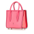 Christian Louboutin AB Christian Louboutin Pink Suede Leather Mini Calfskin Loubinthesky Spikes Paloma Satchel Italy