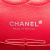 Chanel AB Chanel Red Lambskin Leather Leather Medium Classic Lambskin Double Flap France