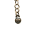 Chanel AB Chanel Silver Brass Metal Palladium Plated CC Crystal Pendant Necklace France