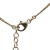 Chanel AB Chanel Silver Brass Metal Palladium Plated CC Crystal Pendant Necklace France