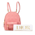 Christian Dior AB Dior Pink Lambskin Leather Leather Mini Cannage Dioramour Backpack Italy