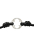 Louis Vuitton AB Louis Vuitton Black Polyester Fabric Empreinte 18K White Gold Cord Bracelet France