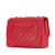 Chanel B Chanel Red Caviar Leather Leather Jumbo Classic Caviar Single Flap France