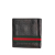 Gucci AB Gucci Black Calf Leather Guccissima Web Bifold Wallet Italy