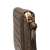 Bottega Veneta B Bottega Veneta Brown Dark Brown Calf Leather Intrecciato Zip Around Long Wallet Italy