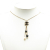 Chanel AB Chanel Gold Gold Plated Metal CC Swing Pendant Necklace France