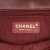 Chanel B Chanel Red Burgundy Calf Leather Mini Quilted skin Crystal Pearls Chain Flap Italy