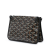 Goyard AB Goyard Black Coated Canvas Fabric Goyardine Plumet Pocket Wallet France