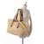 Loewe AB LOEWE Brown Beige Raffia Natural Material Fold Shopper Tote Spain