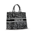 Christian Dior AB Dior Black Canvas Fabric Large Plan De Paris Book Tote Italy