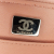 Chanel AB Chanel Pink Lambskin Leather Leather Lambskin Top Handle Vanity Case with Chain France