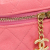 Chanel AB Chanel Pink Caviar Leather Leather Micro Caviar Chain Vanity Bag France