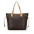 Louis Vuitton B Louis Vuitton Brown Monogram Canvas Canvas Monogram Neverfull MM France